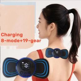 2Pcs Neck Massager Gel Pads Electric Neck Cervical Massager Body Massager Neck Massage Instrument Massager for Body Health Care