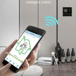 WiFi Smart Thermostat, Electric floor Heating Water/Gas Boiler Temperature Remote Controller for Home Temperature Controller