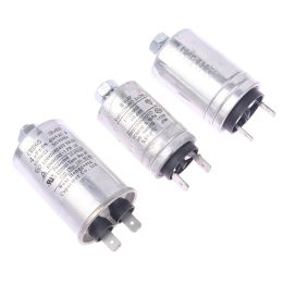 1Pcs MKP 3UF 4UF 5UF 450VAC Dish Washer Part Aluminum Housing Double Insert Capacitor For Air Compressor Water Pump Motor