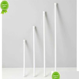 Curtain Poles New Mti Purpose Spring Loaded Extendable Sticks Telescopic Net Voile Tension Rail Pole Rods Drop Delivery Home Garden Te Dhxej