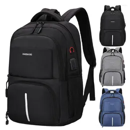 Backpack Waterproof Laptop For Men Business Mochila Hombre Travel College Student Bookbag Sacoche Homme Casual