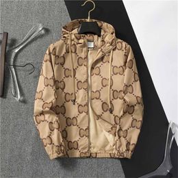 mens jacket designer hoodie winter coat jackets autumn slim outerwear men women windbreaker zipper mens coats jackets classic letter clothing P1140