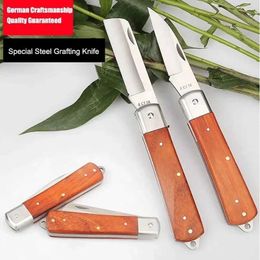 Other Garden Tools New Folding Graffiti Knife 4Cr14 Horticultural Scissors Tool Bonsai Scissors Hand Cutting and Trimming Tree Knives S2452511