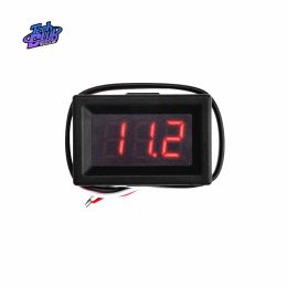 Mini 0.36 inch DC0-30V 3 bits Digital Red LED Display Panel Voltage Metre Voltmeter Tester 3 Cable for Car Motor Vehicle Tools