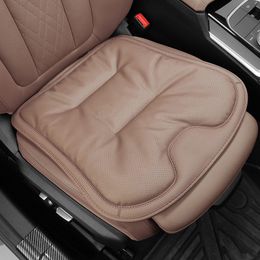 Fashion NAPPA Leather Car Seat Cushion For Honda Accord Civic CRV Breathable Waterproof Faux Leather Protector Anti slip Bottom Internal Accessories