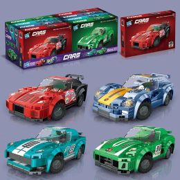 Racing Car Series Building Block Speed Sports Vehicle Technical Model Assembly MOC Bricks Toys for Birthday Christmas Gifts Kids