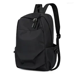 Backpack Mini Men's Fashion Small Black Shoulder School Bag For Man 2024 Canvas Designer Waterproof Sports Travel Male Backpacks