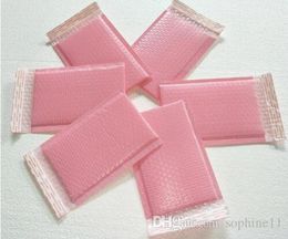 15x205cm Usable space pink Poly bubble Mailer envelopes padded Mailing Bag Self Sealing Pink Bubble Packing Bag8230051