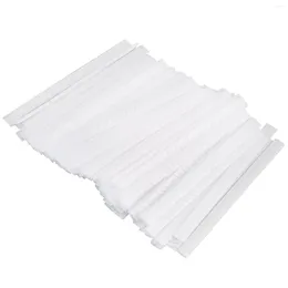 Makeup Brushes 100 Pcs Make Up Brush Pen Netting Cover Mesh Sheath Protectors Guards Protective Net (White)