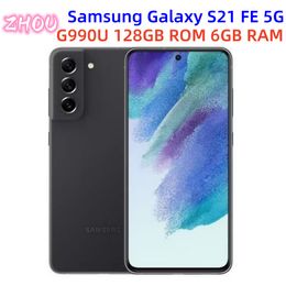 Refurbished Samsung Galaxy S21 FE 5G G990U 128GB Original Unlocked Cell Phone 6.4" Octa Core 6GB RAM Snapdragon 888 NFC