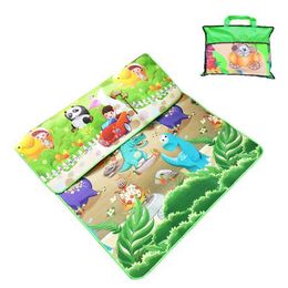 Play Mats Double Sided Baby Play Mat 180*120*0.3cm Dinosaur Printed Toys for Children Carpet Soft Floor Kidst Rugs Game Gym Activity