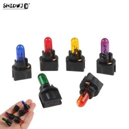 10PCS W1.2W Car Led Bulb Interior Lights Dashboard Heating Indicator Wedge Auto Instrument Lamp Air Conditioning Lamp 12V