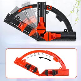 90° Woodworking Corner Frame Clamp Adjustable Expandable ABS Plastic Picture Framing Woodworking Hand Tool Pipe Clamp