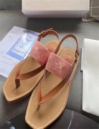 2021 Fashion Designer Women Beach Sandals Piattaforma ricami Flip Flip Flip Maresini Summer Flats Ladies Sandals Dimensioni 356271053