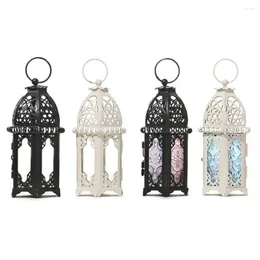 Candle Holders Holder Brand European Candlestick Vintage Hanging Moroccan Glass Lantern Wedding Home Decor