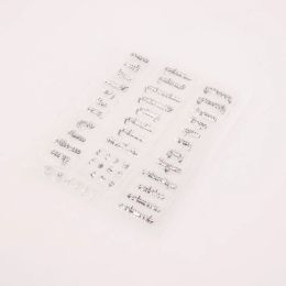 Clear Stamp,Month Week Week Date Transparent Silicone Rubber Stamps for Card Making and DIY Scrapbooking T1660