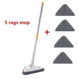 MOPS New 360 Twist Triangle Mop Window Glass for Home Toalet Bathrom Floor Hoseold Seighting Dupling Drop Drop Drop