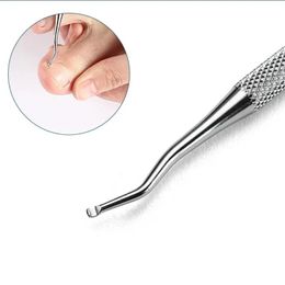 1pcs Toe Nail File Foot Nail Care Hook Ingrown Double Ended Ingrown Toe Correction Lifter File Manicure Pedicure Toenails Clean
