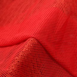 Mesh Fabric Low-stretch By The Meter for Clothes Lining Children Sewing Outdoor Net Bag Diy Encrypted Plain Black Red Blue Soft