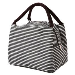 Hot Sale Stripe Women's Kids Lunch Bag Waterproof Insulated Picnic Food Storage Container Thermal Handbag Cooler Bag