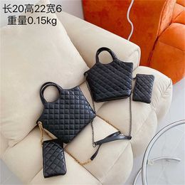 20% OFF Designer bag Baobao Womens Large Capacity Lingge Black Large Bag One Handheld Bag Tote Bag