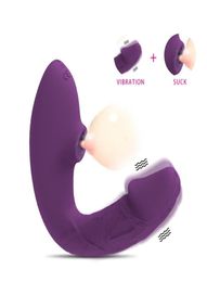 Sex toys Massagers New Simulation 10 Frequency Sucking Vibrator Female Second Tide Inserting Masturbator Adult Fun Products30977924134602