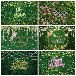 Party Decoration Green Leaves Grass Flower Decor Backdrop Tropical Jungle Summer Baby Shower Birthday Wedding Pography Background Custom