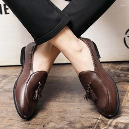 Casual Shoes Genuine Leather Men Loafers Handmade Wedding Party Dress Summer Footwear For Boat Gents