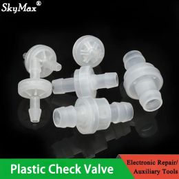 1Pcs 3,4,6,8,10,12mm Plastic One-Way Non-Return Pagoda Inline Fluids Cheque Valve for Fuel Gas Liquid Ozone-Resistant Water Stop