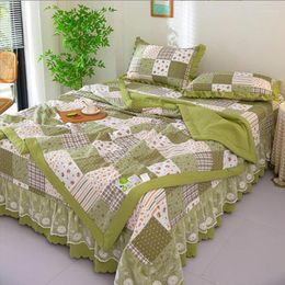 Bedding Sets A-Class Maternal Infant Grade Foam Cotton Summer Cool Cover Set Four Pieces Machine Washable Air Conditioning Quilt Cove