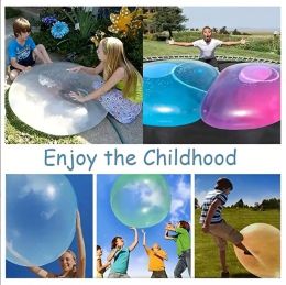 Bubble Ball, Giant Elastic Water-Filled Ball TPR Interactive Swimming Pools Toy Water Filled Ball Water Balloons For Beach