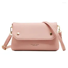 Bag Cute Pu Leather Women Shoulder Bags 2024 Small Crossbody For Simple Casual Phone Purse Messenger