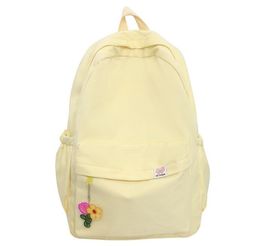 Einfache tragbare Studenten Rucksack mehrfarbiger Schüler Schultern Tasche mit großer Kapazitäts -Reise -Laptop -Tasche mit großer Kapazität