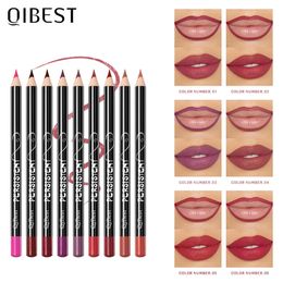 12pcs Professional Multi-functional Lipliner Pencil Long Lasting Waterproof Lip Eye Brow Cosmetic Makeup Colourful Lip Liner Pens 240517