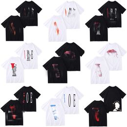 America Brand T shirt Summer Mens Women Designer Letter Loose Fashion Black white Luxurys Street Clothes European and American sizes S-3xl Shirt Tees Tops