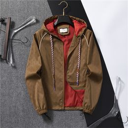 mens jacket designer hoodie winter coat jackets autumn slim outerwear men women windbreaker zipper mens coats jackets classic letter clothing P1122