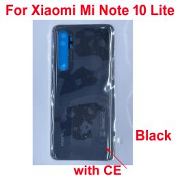 Original Best Back Battery Cover Housing For Xiaomi Mi Note 10 Lite Note10 Lite Door Rear Case Lid Phone Chassis with Adhesive