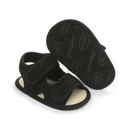 Summer Baby Newborn Boys Girls Soild Breathable Anti-Slip Sandals Infant Toddler Soft Soled Shoes L2405