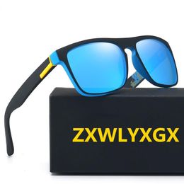 ZXWLYXGX Brand Design Polarised Sunglasses Men Women Driver Shades Male 2021 Vintage Sun Glasses Men Spuare Mirror Summer UV400 2197