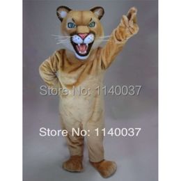 mascot adult Leopard Panther Cat Cougar Mascot Adult Size Cartoon Character carnival costume fancy Costume Mascot Costumes