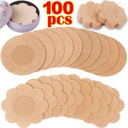 Breast Pad 50/100 meme labels with no visible breast label touch single-use meme milk-less pasties ped meme cover Sticker Q240524
