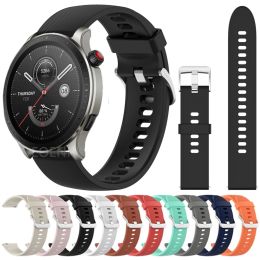 22mm Silicone Band For Huami Amazfit GTR 4/3 Pro/2/2e/47mm/GTR4 Wristband Bracelet Galaxy Watch 3/1 45mm 46mm Sport Watch Strap