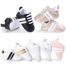 First Walkers Newborn baby shoes brown themed multi-color boys and girls shoes casual sports shoes soft soles non slip childrens shoes the first step d240525