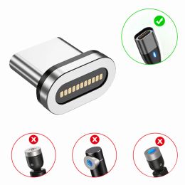 3Pcs 11Pin Oval Magnetic Tips for Magnetic Cable Type C Micro USB Magnet Replacement Parts Mobile Phone Dust Plug Adapter