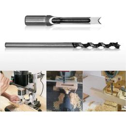 6mm~30mm HSS Twist Drill Bits Woodworking Drill Tools Kit Set Square Auger Mortising Chisel Drill Set Square Hole DIY Furniture