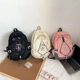 School Bags Apanese Backpack Women's Double Shoulder Large Capacity Travel College Students Simple And Stylish Leisure Middle High S
