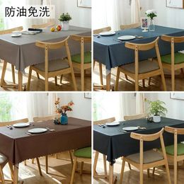 Table Cloth Pure Colour Protection Oil Disposable Tablecloth Tea Mat_Jes1482