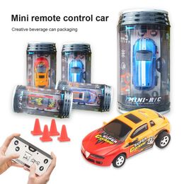 ElectricRC Car 1 58 Mini Cans 24GHz Radio Remote Control Racing Drift Buggy Vehicle Toys Model For Children Boy Christmas Gift 230202 Hsxps