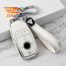 Shell Fob For Mercedes Benz A B C E S G GLB GLC GLE Class GLS W177 W205 W213 W222 G63 X167 E200 E300 AMG TPU Car Key Cover Case