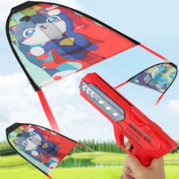 Montessori Airplane Kite Flying Toys for Baby Boys 3 Year Old Outdoor Sports Games for Children Foam Glider Plane Games for Kids